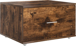 vidaXL - Lade - kast - in - Rokende - Eik - 55x45x33,5 - cm - Gelaagd - Hout
