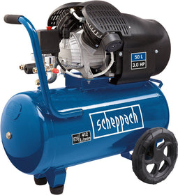 Scheppach Compressor HC52DC - 50L - dubbele cilinder 2200W 412 L/min