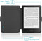 imoshion E-reader Hoesje - Geschikt voor Kobo Clara 2E, Tolino Shine 4 - Slim Hard Case Sleepcover Bookcase - Lichtblauw