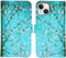 iMoshion Hoesje Geschikt voor iPhone 15 Hoesje - iMoshion Design Softcase Bookcase - Blauw / Blossom