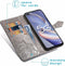 iMoshion Hoesje Geschikt voor Oppo Reno4 Z 5G Hoesje Met Pasjeshouder - iMoshion Mandala Bookcase - Grijs