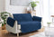 Home&Comfort - Bankhoes 1-Zits - Waterafstotend en Omkeerbaar - Blauw/Grijs