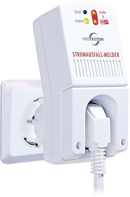 Protector 30003 Stroomuitvalmelder werkt via stopcontact