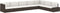 vidaXL - Hoekbank - met - linkerarmleuning - sectioneel - poly - rattan - bruin