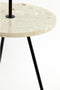 Light & Living Bijzettafel Jobito - Wit - Ø42cm - Modern