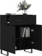 vidaXL - Dressoir - 69,5x34x90 - cm - bewerkt - hout - zwart