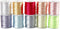 Creativ Company - Satijnkoord 2mm - Set van 10 pastelkleuren (50 meter per rol) (10 stuks)