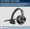 Poly Voyager 4310-M - Draadloze Bluetooth UC headset - Noise Cancelling - Zwart