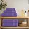 vidaXL - Handdoeken - 10 - st - 100x200 - cm - 360 - g/m² - 100% - katoen - paars
