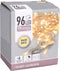 Kerstverlichting - 700 cm - 96 leds - warm wit - batterij - timer - lichtsnoer
