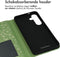 imoshion Hoesje Geschikt voor Samsung Galaxy S24 Plus Hoesje Met Pasjeshouder - imoshion Design Bookcase smartphone - Meerkleurig / Green Flowers
