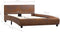 vidaXL - Bedframe - kunstleer - bruin - 120x200 - cm