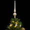 vidaXL - Kunstkerstboom - met - scharnieren - 150 - LED's - en - kerstballen - 150 - cm