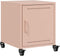 vidaXL - Nachtkastje - 36x38,5x43,5 - cm - staal - roze