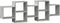 vidaXL - Wandschap - 129x18x42 - cm - bewerkt - hout - betongrijs