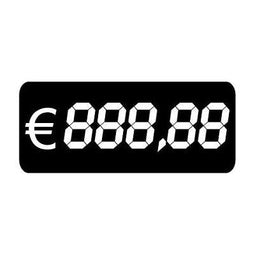 Klika - Etiket digitaal 38x16mm 500 per rol - 14 stuks