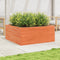 vidaXL - Plantenbak - 110x110x46 - cm - massief - grenenhout - wasbruin