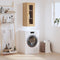 vidaXL - Hangkast - 34,5x34x90 - cm - sonoma - eikenkleurig