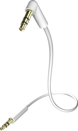 Inakustik 003104005 0.5m 3.5mm 3.5mm Wit audio kabel