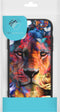 iMoshion Hoesje Geschikt voor iPhone SE (2022) / SE (2020) / 8 / 7 Hoesje Siliconen - iMoshion Design hoesje - Zwart / Meerkleurig / Jungle Lion