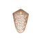 Plafondlamp Home ESPRIT Lichtbruin Jute Hout 67 x 67 x 100 cm