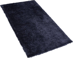 EVREN - Shaggy vloerkleed - Donkerblauw - 80 x 150 cm - Polyester