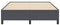 vidaXL - Bedframe - Donkergrijs - 160x200 - cm - Corduroy - Stof