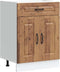 vidaXL - Keuken - onderkast - Kalmar - bewerkt - hout - oud - houtkleurig