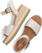 Toms 10017908 Diana - Damesschoenen sandalen - Leren bovenmateriaal - Beige