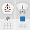 Skross Country Travel Adapter - Reisadapter USB - Geschikt voor 2- & 3-pole apparaten - Europa (Schuko)