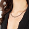 Laura Ferini Dames Ketting Valentina Zilver - Zilverkleurige Schakelketting