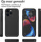 imoshion Hoesje Geschikt voor iPhone 15 Pro Max Hoesje - Ruimte voor 2 pasjes - imoshion Backcover met pasjeshouder - Zwart