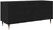 vidaXL - Recordkast - Zwart - Eiken - 100x38x48 - cm - Gerecycled - Hout