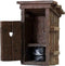 Dickensville Toilet Miniatuur 4 X 7 Cm Bruin