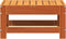 vidaXL - Tuinvoetenbank - 62x30x32 - cm - massief - grenenhout - wasbruin