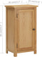 vidaXL - Kast - 45x32x85 - cm - massief - eikenhout