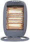 SHX SHX24HS1200 - Halogeenkachel - 1200W - 3 vermogenniveaus - Vloermodel - Instelbare thermostaat - Hoogte 510mm - Breedte 320mm