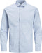 JACK&JONES JPRBLABLACKPOOL - Overhemd L/S - Stretch - Licht blauw met donker blauwe print