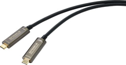 SpeaKa Professional SP-9505620 - USB-C-displaykabel - 10 m - 4K 60 Hz - Zwart