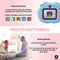 Vulpes Goods® Kids - Digitale Kindercamera - 4-in-1 Speelgoedcamera - HD 1080P 32GB 10x Zoom - Foto Games Muziek Video - Kinderfototoestel - Vlog Selfie Camera - Premium Baby Blue/Pink