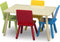 Delta Children - Kindertafel met 4 Stoelen - Kinderkamer - Duurzaam Hout - Kleurrijk