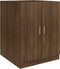 vidaXL - Wasmachinekast - 71x71,5x91,5 - cm - bruin - eikenkleur