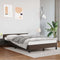 vidaXL - Bedframe - met - hoofdeinde - zonder - matras - 120x200 - cm - bruin