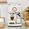 Swan One Touch Espressomachine – Gemalen Koffie & Koffiepads – Wit