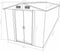 vidaXL - Tuinschuur - 257x298x178 - cm - metaal - groen