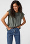 VERO MODA VMDEBBIE PLEAT S/L TOP GA NOOS - Dames Top - V-hals - Maat XS