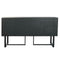 Dientafel Home ESPRIT Zilverkleurig Metaal Staal 151 x 41 x 80 cm