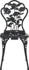 vidaXL - Bistrostoelen - 2 - st - gietaluminium - zwart