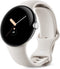 Google Pixel Watch - Smartwatch - 5 bar waterbestendig - Zilver (Beige)