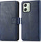iMoshion Hoesje Geschikt voor Motorola Moto G54 Hoesje Met Pasjeshouder - iMoshion Luxe Bookcase - Donkerblauw